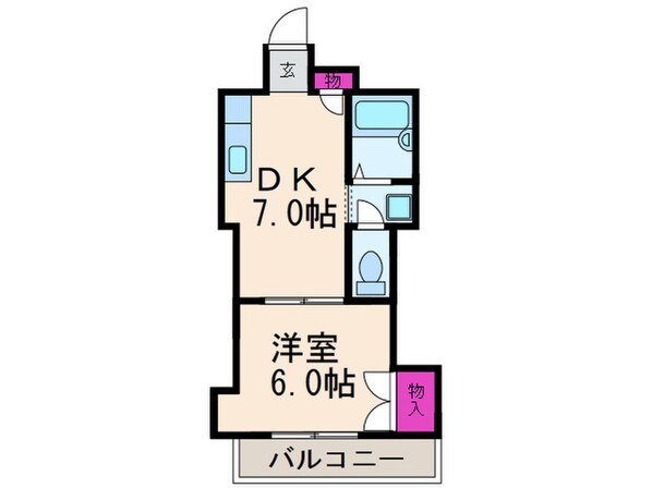 フォルテカーサ氷室の物件間取画像